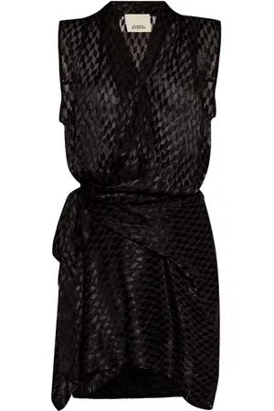 Isabel Marant Drapiertes Kayla Minikleid mit Devoré-Effekt