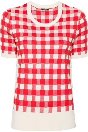 Joseph Pullover mit Vichy-Karo