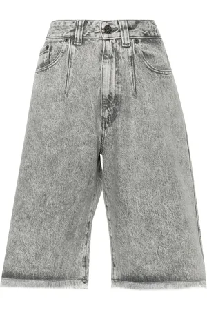 Vaquera Jeans-Shorts mit Schnürung