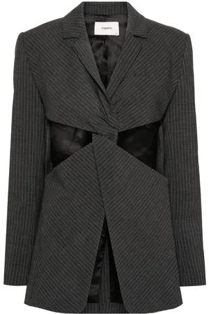 COPERNI Verdrehter Blazer mit Nadelstreifen