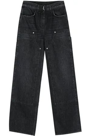 Givenchy Halbhohe Wide-Leg-Jeans
