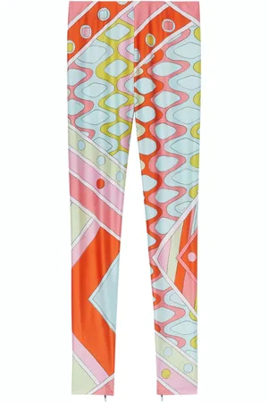 Puccini Leggings mit abstraktem Print
