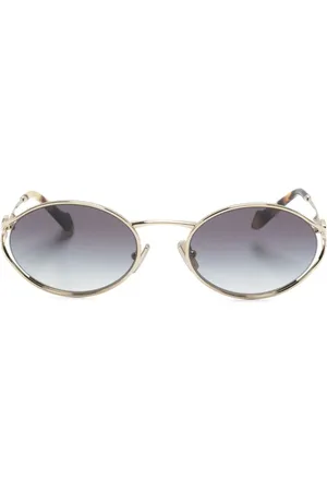 Miu Miu Sonnenbrille mit ovalem Gestell