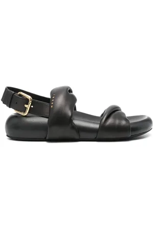 Marni Sandalen mit Logo-Print