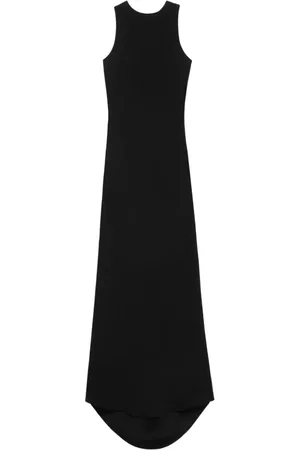 Ami Maxikleid mit Diagonalschnitt