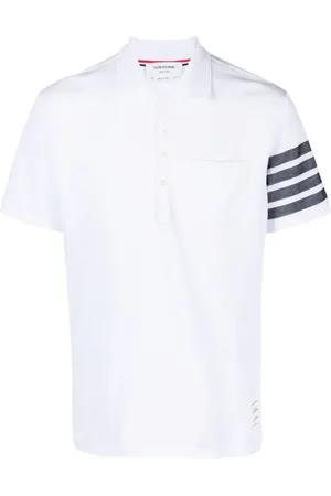 Thom Browne Poloshirt mit Logo-Streifen