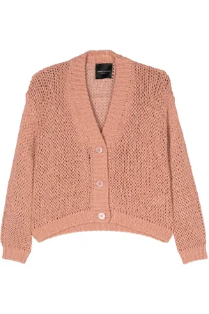 Roberto Collina Cardigan mit Lochstrickmuster