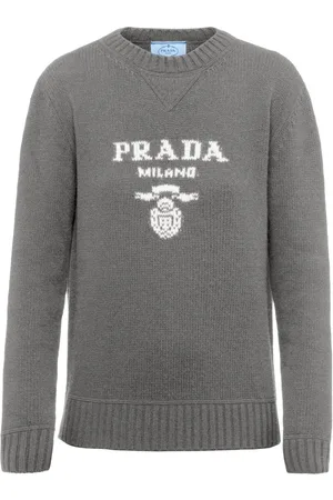 Prada Intarsien-Pullover aus Kaschmir