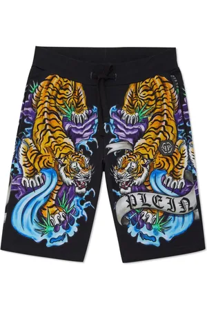 Philipp Plein Shorts mit Tattoo-Print
