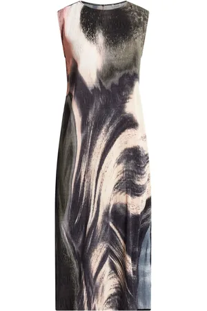 Simkhai Evana Midikleid mit Aquarell-Optik