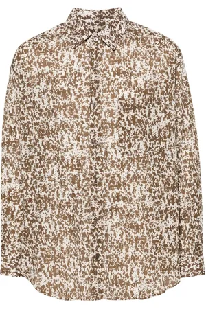 LEMAIRE Hemd mit abstraktem Print