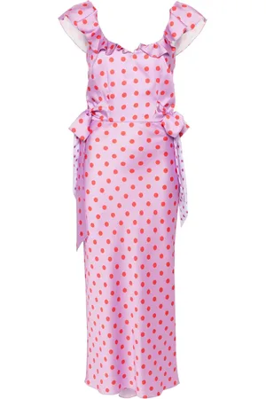 Parlor Midikleid mit Polka Dots
