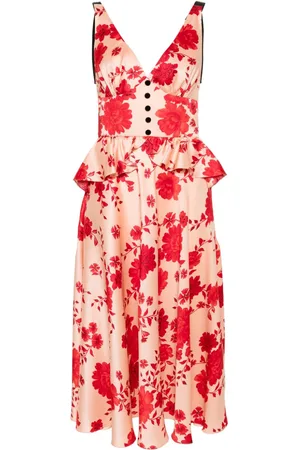 Parlor Midikleid mit Blumen-Print