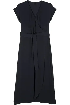 Armani Exchange Ausgestelltes Kreppkleid