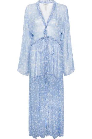 Evarae Talia Maxikleid mit abstraktem Print