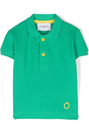 Trussardi Poloshirt mit Logo-Stickerei