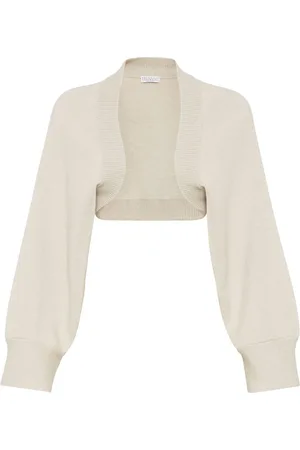 Brunello Cucinelli Cropped-Cardigan aus Kaschmirgemisch