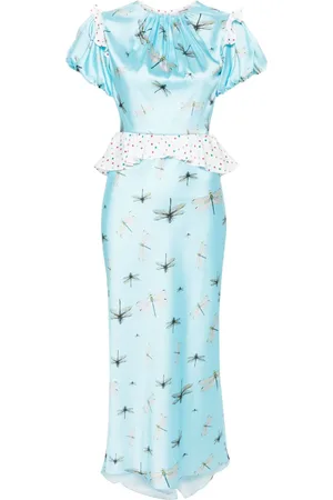 Parlor Midikleid mit Rüschen