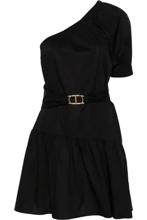Twin-Set Minikleid mit asymmetrischem Schnitt