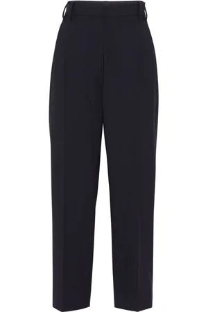 Brunello Cucinelli Plissierte Tapered-Hose