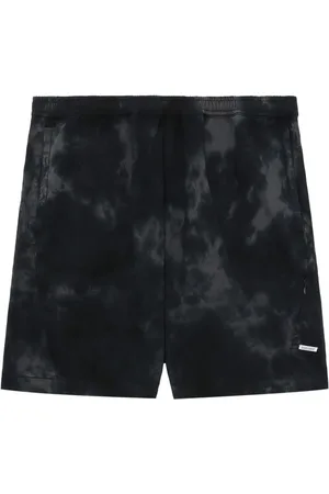 Izzue Batik-Shorts mit Logo-Applikation