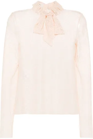 Serafini Bluse mit Spitze