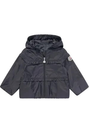 Moncler Gerüschte Regenjacke mit Kapuze