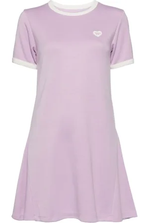 Chocoolate Minikleid mit Logo-Patch