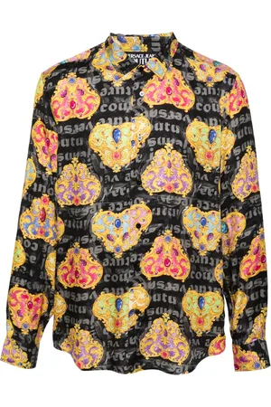 VERSACE Hemd mit Heart Couture-Print