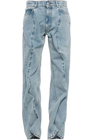 Y / PROJECT Halbhohe Evergreen Wire Jeans