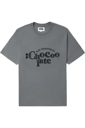 Chocoolate T-Shirt mit Logo-Print
