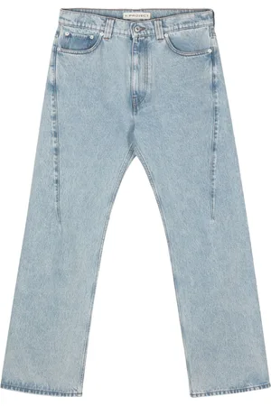 Y / PROJECT Evergreen Wire Straight-Leg-Jeans