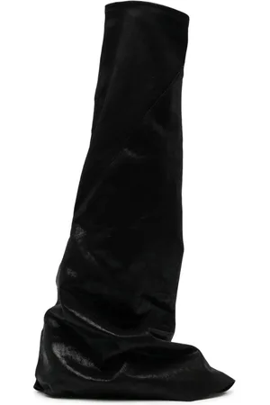 Rick Owens Slouchy layered knee-high boots