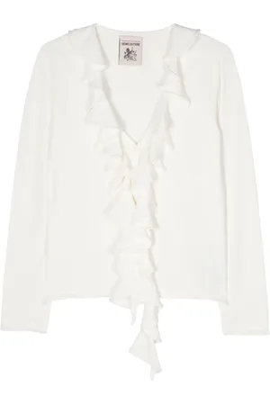 SEMICOUTURE Annalisa Cardigan mit Rüschendetail