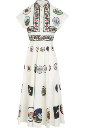 Giambattista Valli Midikleid mit Mikro-Mosaik