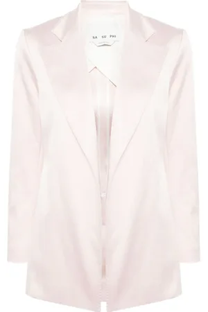 Sa Su Phi Seidenblazer mit fallendem Revers