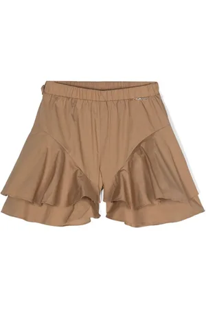 Twin-Set Gerüschte Shorts mit Logo