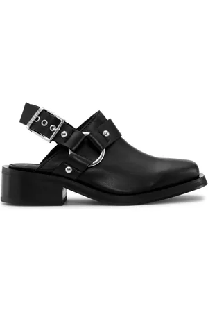 Ganni Biker Slingback-Mules