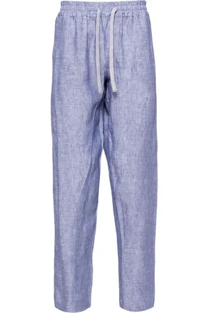 FEDELI Gestreifte Bonifacio Leinenhose
