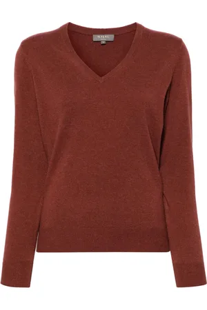 N.PEAL Phoebe Kaschmirpullover mit V-Ausschnitt