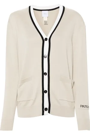 Patou Cardigan mit Kontrastdetails