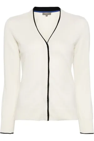N.PEAL Cardigan mit V-Ausschnitt