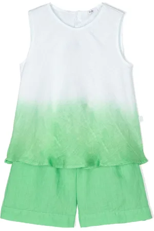 Il gufo Chambray-Short-Set mit Farbverlauf