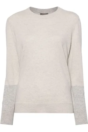 N.PEAL Kaschmirpullover mit Rundhalsausschnitt