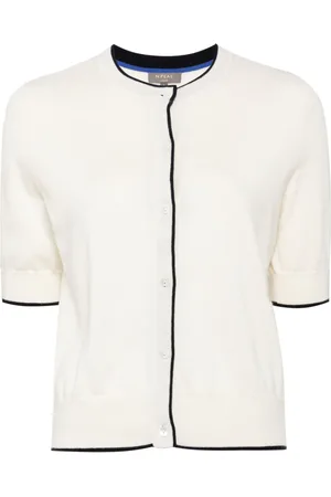 N.PEAL Kurzärmeliger Cardigan
