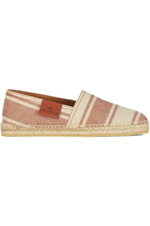 Etro Gestreifte Canvas-Espadrilles