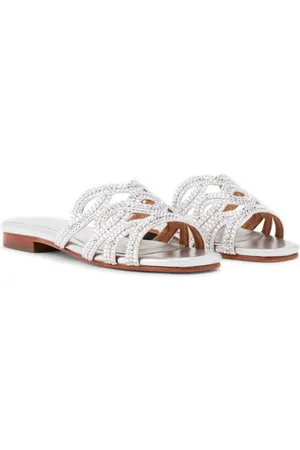 Nícoli Flache Sandalen mit Verzierung