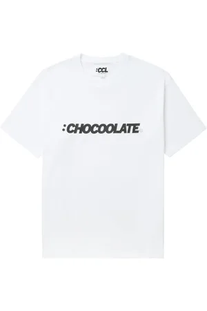 Chocoolate T-Shirt mit Logo-Print