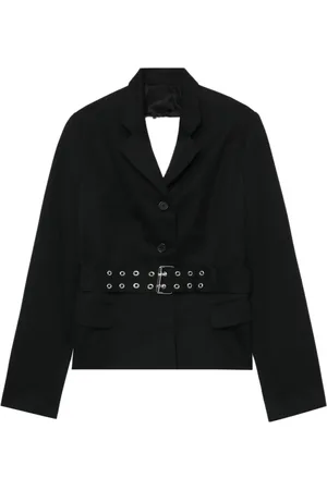 Vaquera Rückenfreier Blazer mit Gürtel