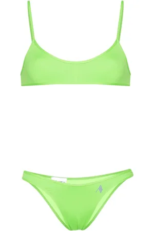 The Attico Bikini mit gummiertem Logo